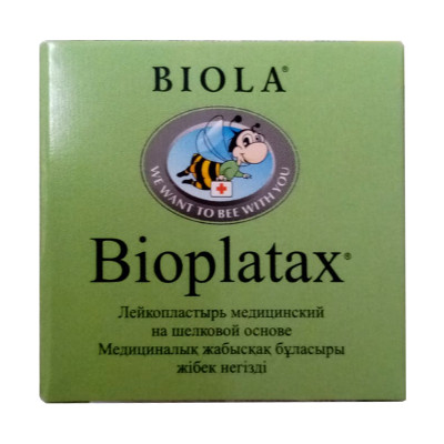 Лейкопластырь шелковой основе 2,5см*10м Bioplatax