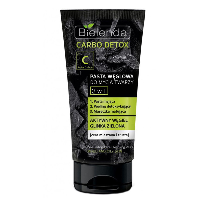 CARBO DETOX 3 в 1 Паста для умывания лица 150 мл
