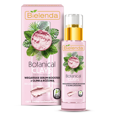 BOTANICAL CLAYS Веганская сыворотка с розовой глиной, 30 мл