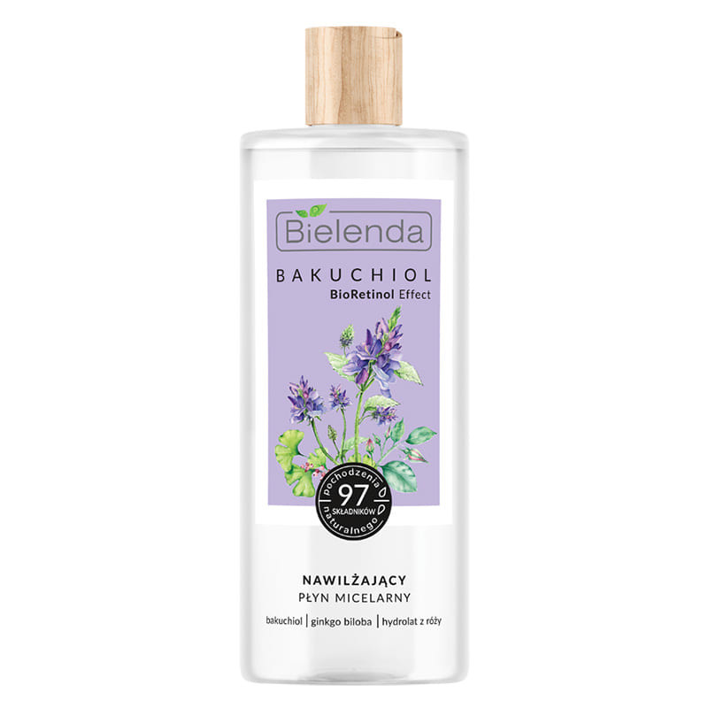 BAKUCHIOL BioRetinol Effect мицеллярная вода увлажняющая 500 мл