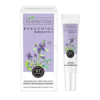 BAKUCHIOL BioRetinol Effect восстанавливающий крем против морщин вокруг глаз 15 мл