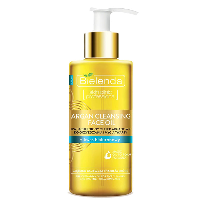 ARGAN CLEANSING FACE OIL Гидрофильное масло для умывания с гиауроновой кислотой, 140 мл
