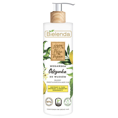 100% PURE VEGAN кондиционер для жирных волос, 250 мл