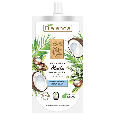100% PURE VEGAN маска для повреждённых волос, 125 мл