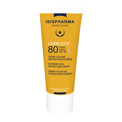 Увеблок SPF 80 крем тональный 40мл
