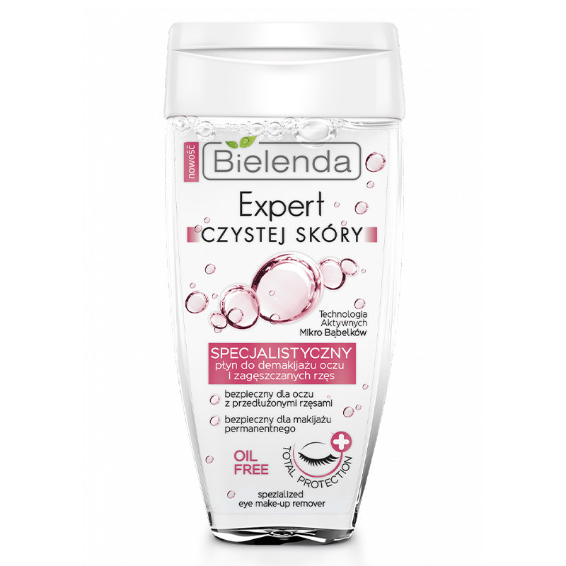 CLEAN SKIN EXPERT специальное средство для снятия макияжа с глаз и искуственных ресниц 150 мл