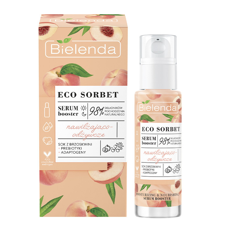 ECO SORBET Peach - сыворотка-усилитель - увлажнение и питание, 30 мл