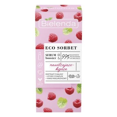 ECO SORBET Raspberry - сыворотка - увлажняющая и успокаивающая, 30 мл