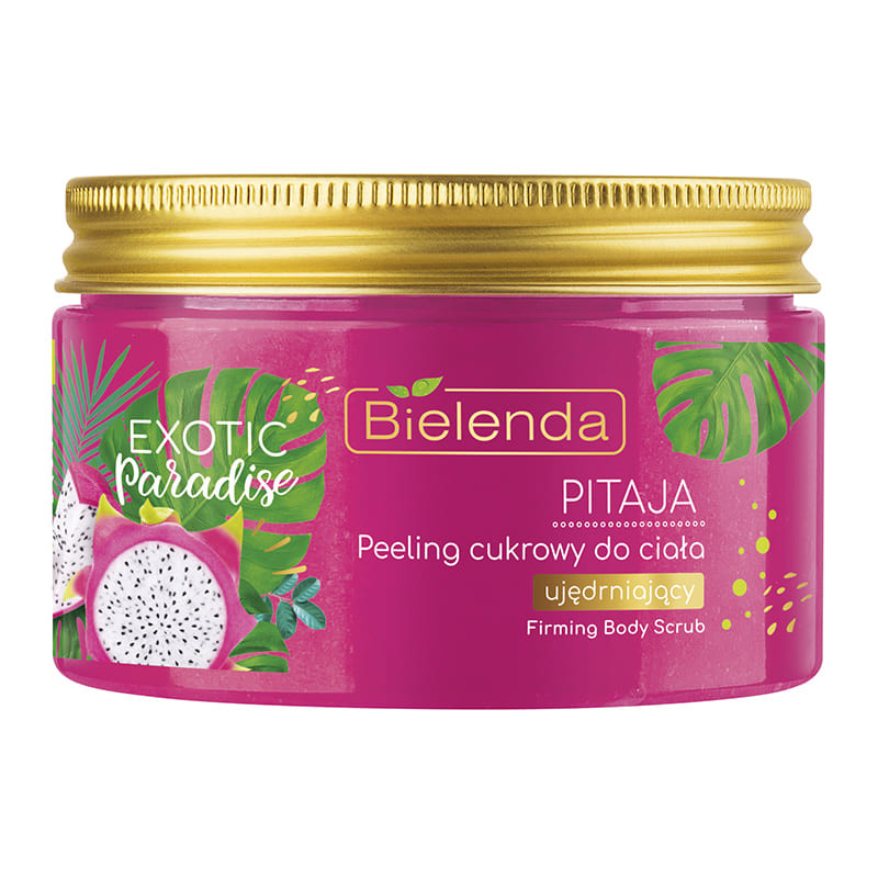 EXOTIC PARADISE Сахарный скраб для тела укрепляющий, Питайя,  350г