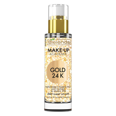 MAKE-UP ACADEMIE GOLD 24K разглаживающая и успокаивающая база под макияж с золотом 24к, 30 г