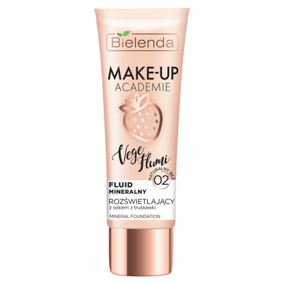MAKE-UP ACADEMIE VEGE FLUMI минеральный тональный крем, натурально-бежевый тон 02, 30 г