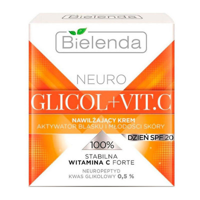 NEURO GLICOL + VIT. C Увлажняющий крем активатор блеска и молодости кожи SPF 20 дневной 50 мл