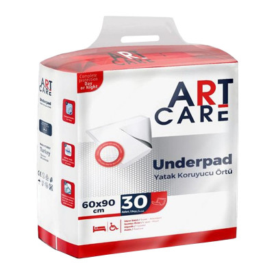 HBU.30 ART CARE ОДНОРАЗОВАЯ ВПИТЫВАЮЩАЯ ПЕЛЕНКА 60Х90