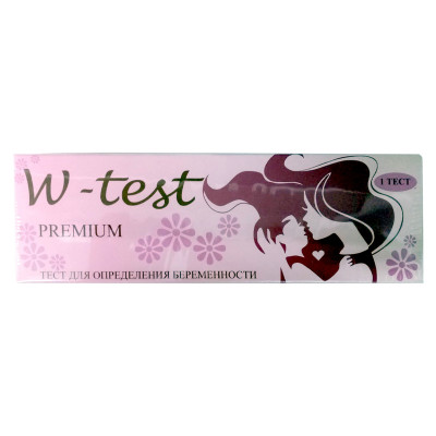 Тест для определения беременности W-test Premium №1 (струйный)