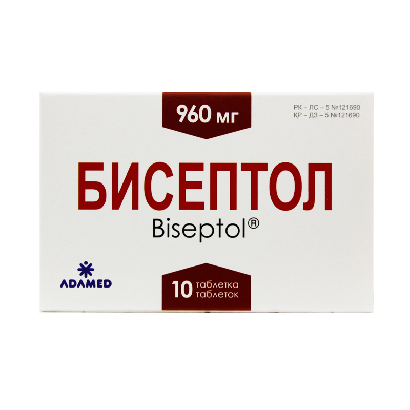 Бисептол 960мг №10 таб. Adamed