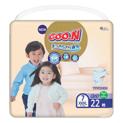 Подгузники-трусики GOO.N 7 XXXL 22шт 18-30кг