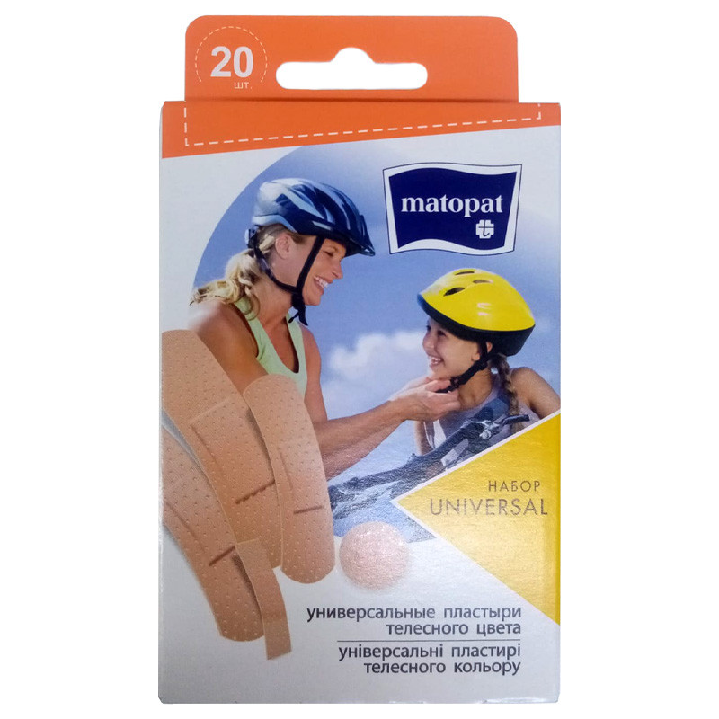Наборы пластырей Universal 20 шт Matopat