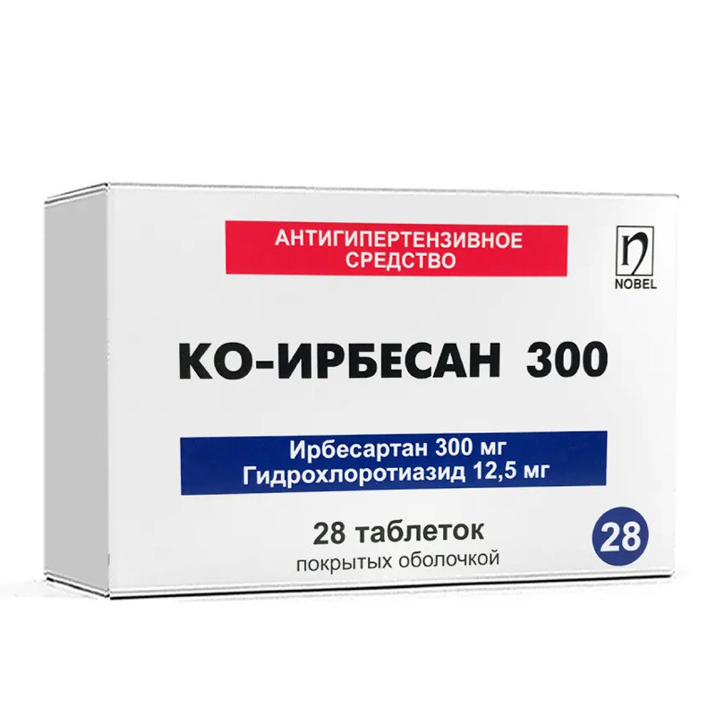Ко-Ирбесан 150мг /12,5мг № 14 Нобель