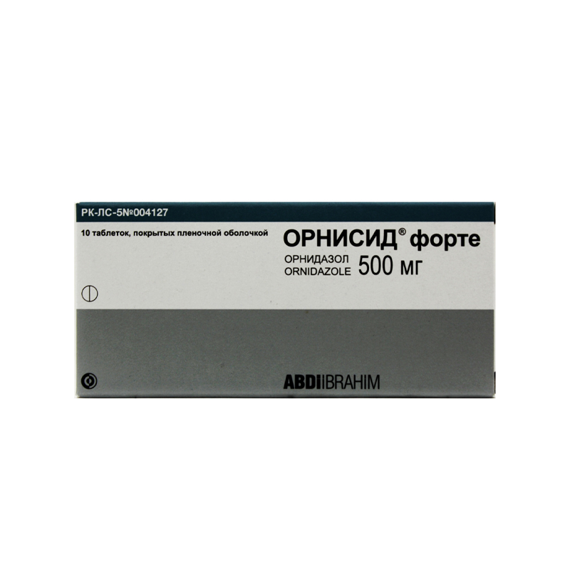 Орнисид форте 500мг № 10 табл.