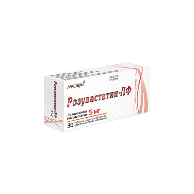 Розувастатин  Лекфарм 5 мг №30 табл