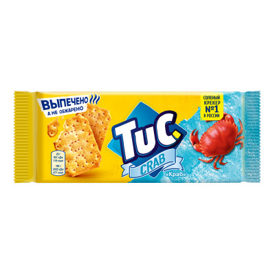 Крекер Тук соленый 100г краб