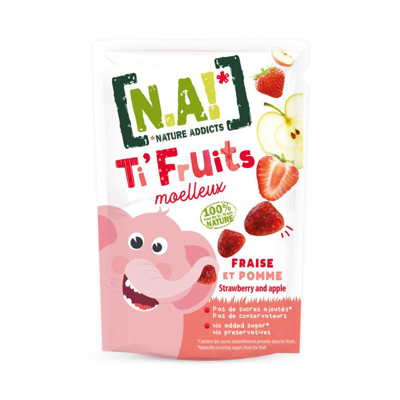Органические фруктовые полоски клубничный перекус 35г NA Ti Fruitis