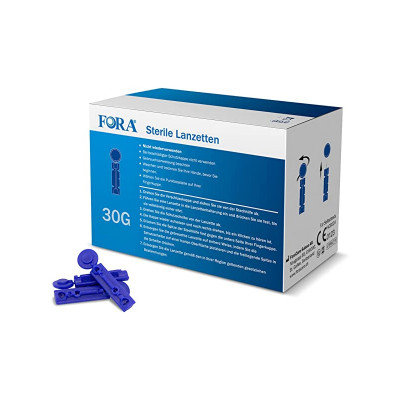 Ланцеты (иглы д/прокал.пальца) FORA ACS024 30G №50