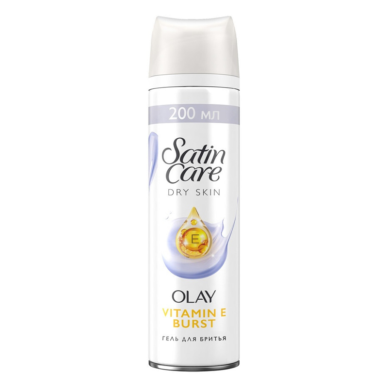 Гель для бритья SATIN CARE OLAY VITAMIN E BURST 200мл