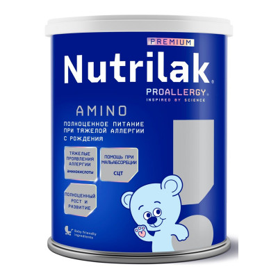 Нутрилак (Nutrilak) Premium PROALLERGY AMINO смесь сухая специализированная 0,400 кг/6/ж.б.
