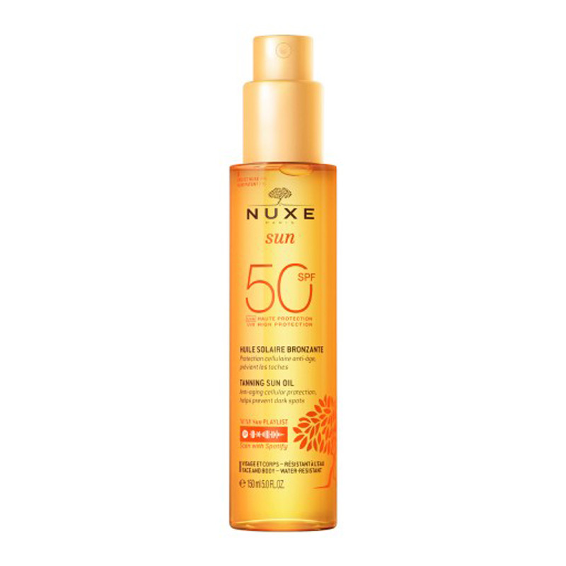 NUXE SUN Масло д/лица и тела SPF50  150мл