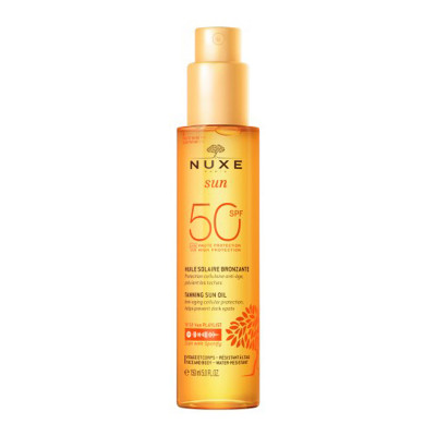 NUXE SUN Масло д/лица и тела SPF50  150мл