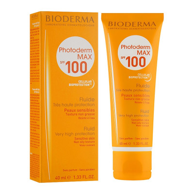 Фотодерм Fluide max Солнцезащитная эмульсия с тональным эффектом SPF 100+ 40мл