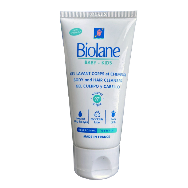 BIOLANE Гель для тела и волос 2 в 1 200мл туба