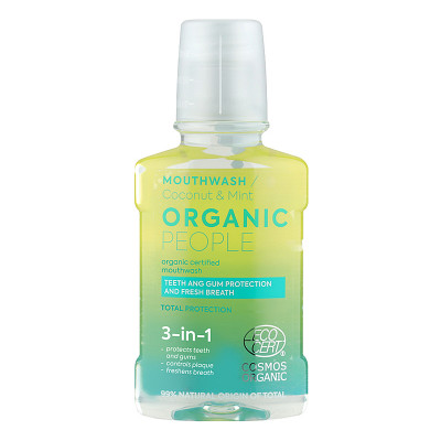 Organic People Ополаскиватель для рта 250 мл Кокос и мята
