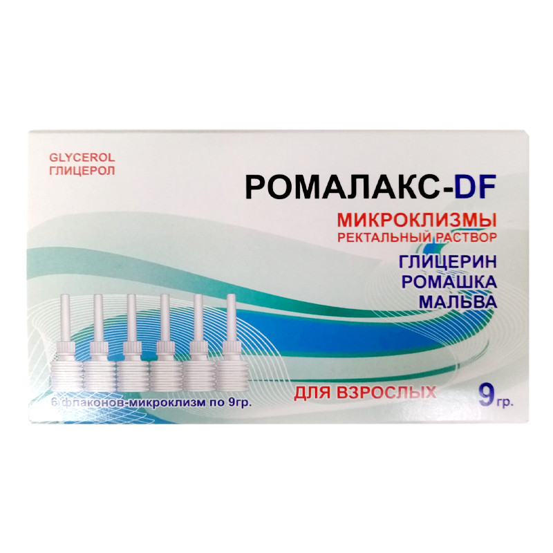 Ромалакс-DF раствор ректальный 3г для взрослых 9 шт