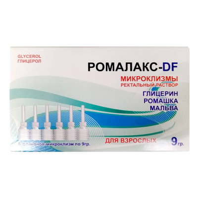 Ромалакс-DF раствор ректальный 3г для взрослых 9 шт