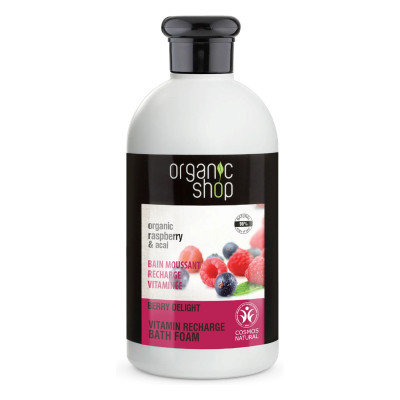 Organic Shop Пена для ванн с экстрактами ягод Витаминный заряд 500 мл