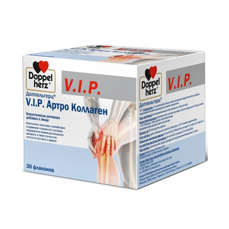 ДОППЕЛЬГЕРЦ V.I.P. АРТРО КОЛЛАГЕН 25МЛ ФЛАКОН 30ШТ