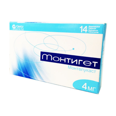 Монтигет 4мг № 14 таб.