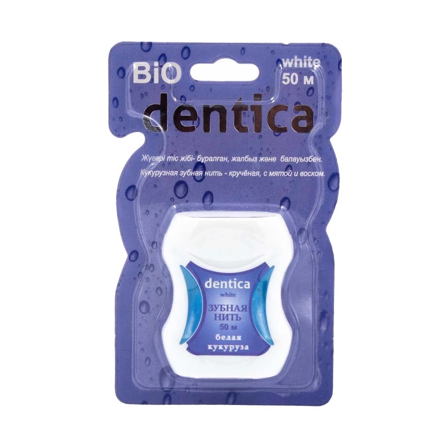 Зуб. нить Dentica Bio White 50м