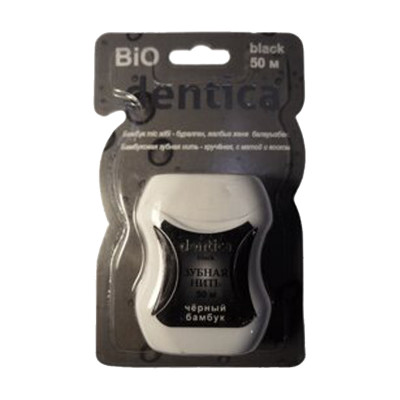 Зуб. нить Dentica Bio Black 50м