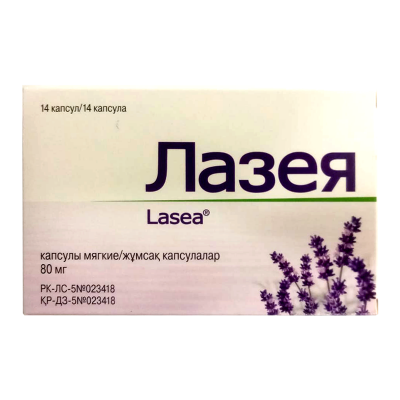 Лазея 80мг №14 капс