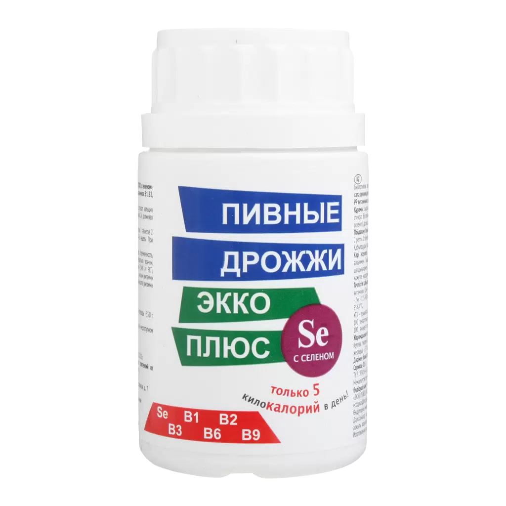 Дрожжи пивные с Селеном №100 табл Эко плюс