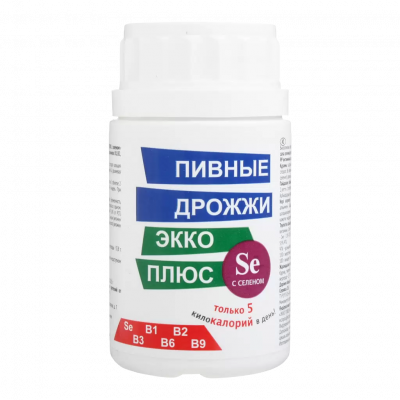 Дрожжи пивные с Селеном №100 табл Эко плюс