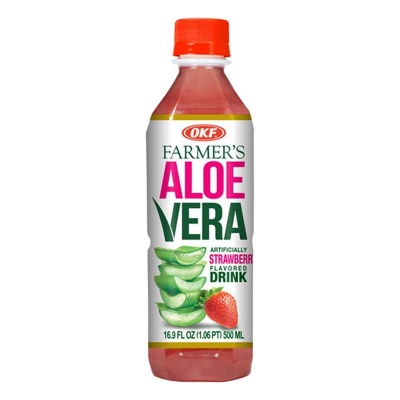 Напиток FARMER'S Алоэ вера Клубника 0.5л п/э
