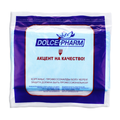 Простынь одноразовая 200х80см пл.40г/м2 1 шт. стерильная в инд. уп. DOLCE-PHARM