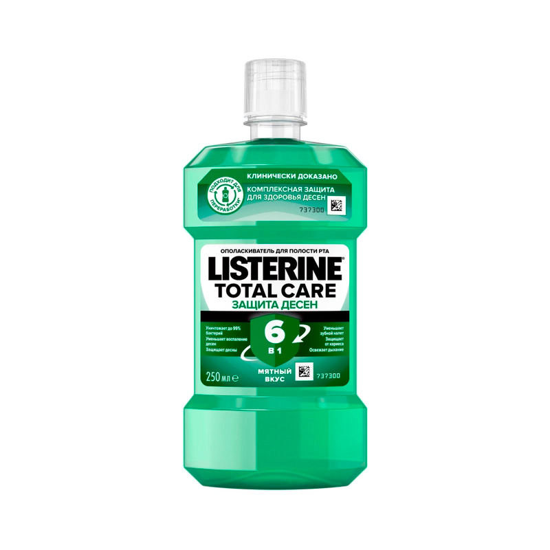 Listerine опол,д/пол рта Total Care Защита десен 250мл
