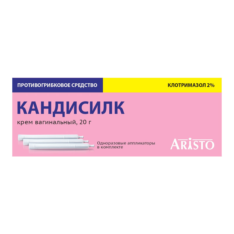 Кандисилк 2% 20гр ваг, крем