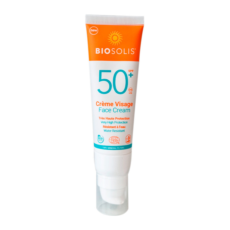 Biosolis Солнцезащитный крем для лица SPF 50+, 50 мл