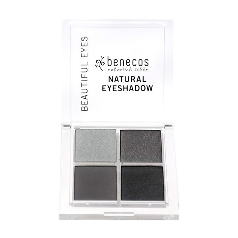 benecos Натуральные 4-хцветные тени для век Smokey eyes 8 г